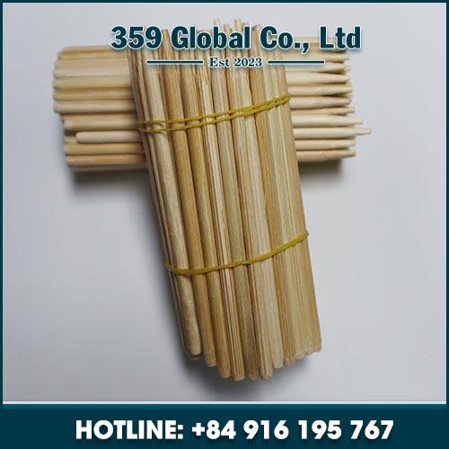 Bamboo flag skewer for BBQ grill	